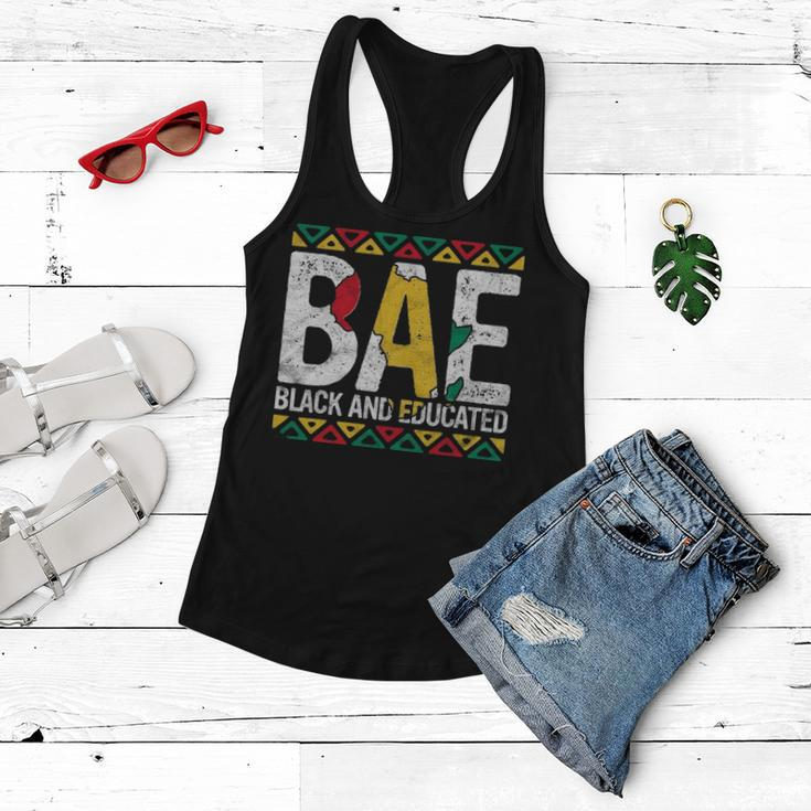 Black And Educated Bae Gift Pride History Month Teacher Women Flowy Tank