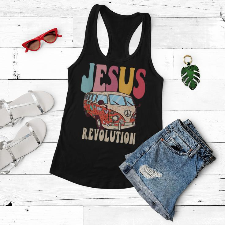 Boho Jesus Revolution Christian Faith Based Jesus Costume Women Flowy Tank