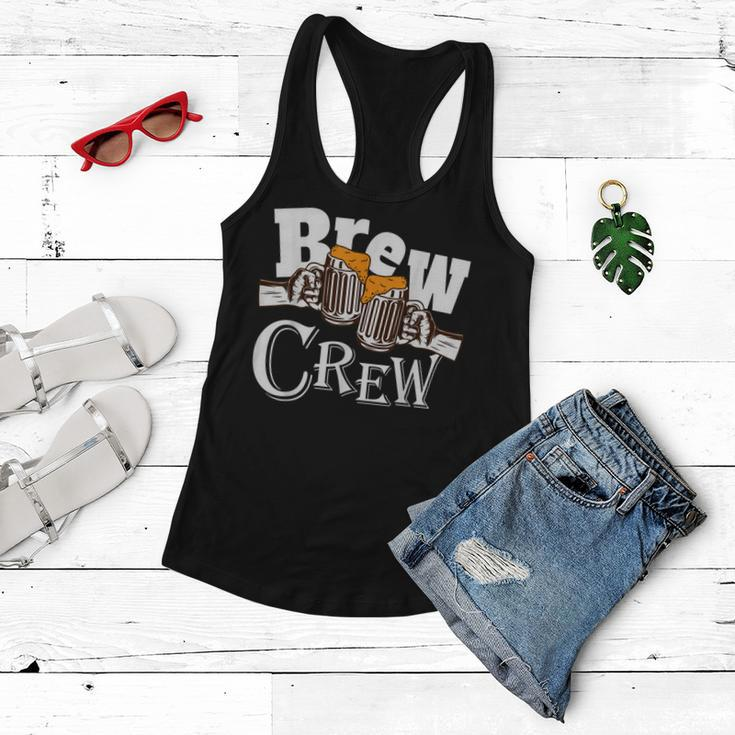 Brew Crew Bachelors PartyBeer Drinking Crew Squad Women Flowy Tank