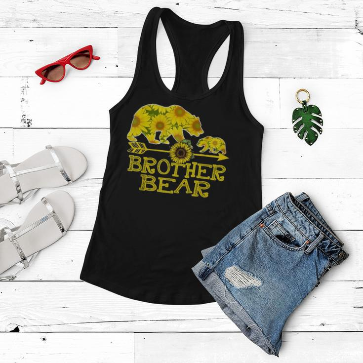 Brother Bear Sunflower Funny Mother Father Gifts V2 Women Flowy Tank