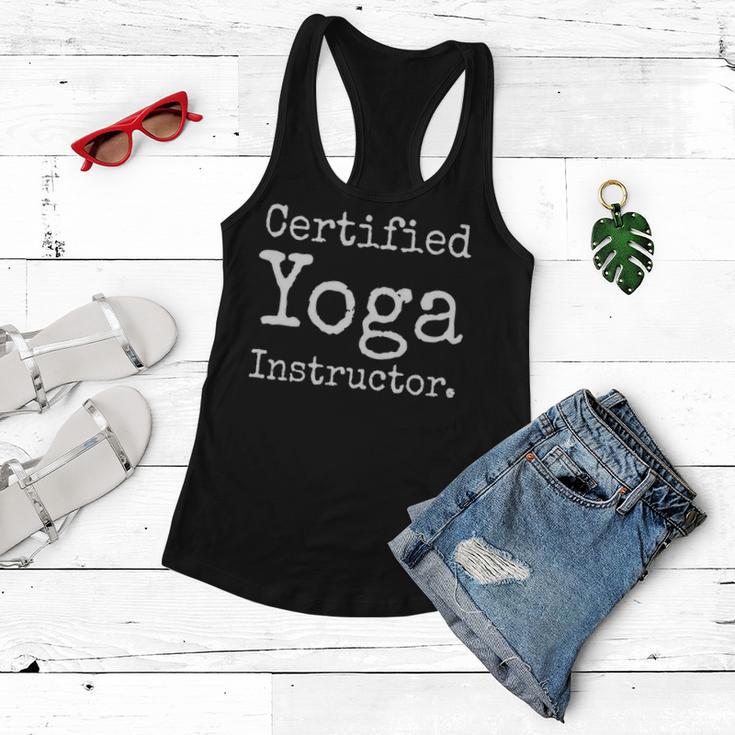 Certified Yoga Instructor Yoga Teacher Gift Women Flowy Tank