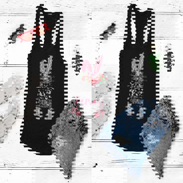 Cute Bunny Mothers Day Im The Nene Bunny Easter Women Flowy Tank