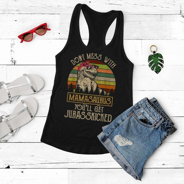 Dont Mess With MamasaurusRex Mothers Day Women Flowy Tank