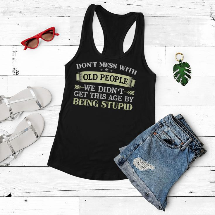 Dont Mess With Old People Women Flowy Tank
