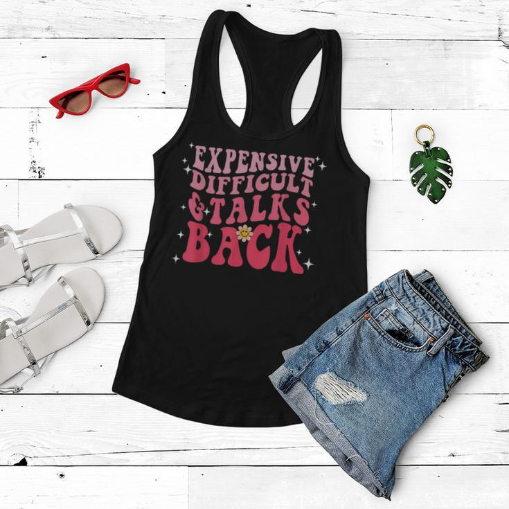 Expensive Difficult And Talks Back Mothers Day Mom Life Cool Women Flowy Tank