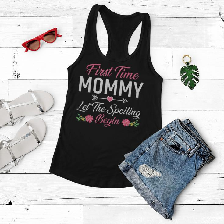 First Time Mommy Let The Spoiling Begin Mothers Day Birthday Women Flowy Tank