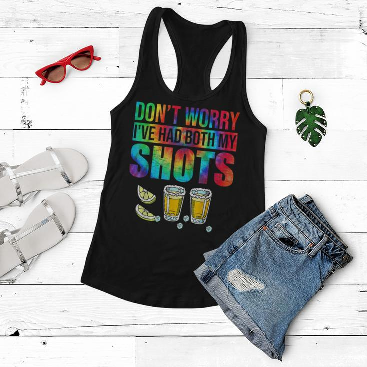 Funny Two Shots Tequila Dont Worry Ive Had Both My Shots Women Flowy Tank