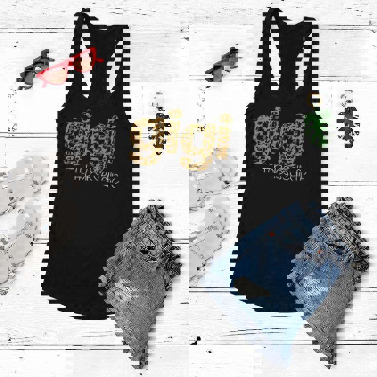 Gigi Blessed Life Leopard Funny Gigi Gift For Mom Women V2 Women Flowy Tank