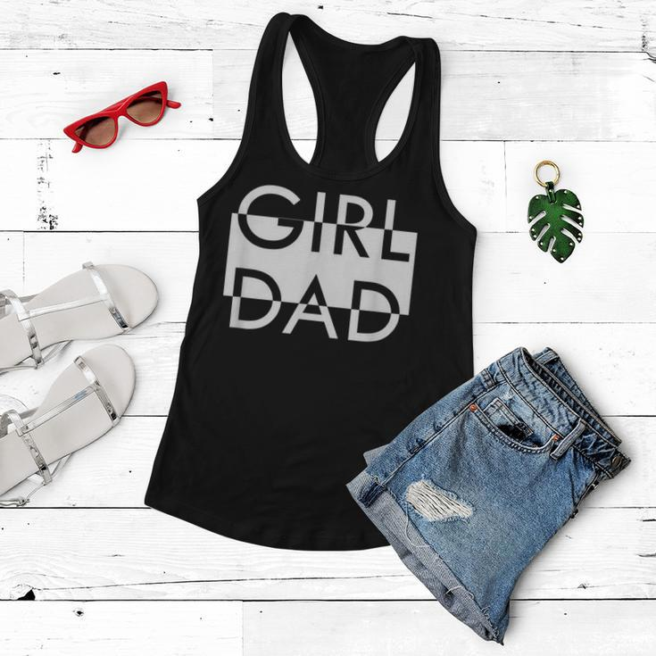 Girl Dad For Men Proud Father Of Daughters Outnumbered Gift For Mens Women Flowy Tank