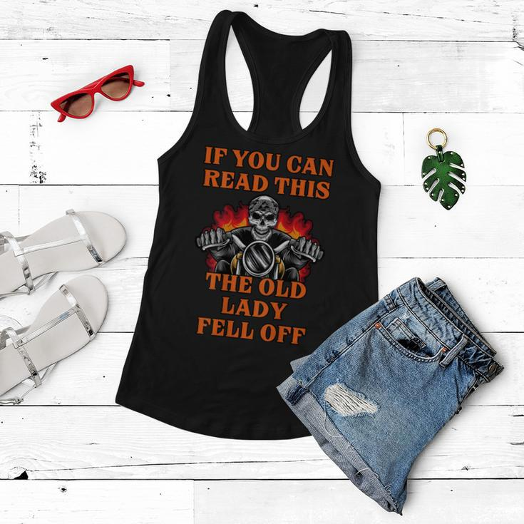 If You Can Read This The Old Lady Fell Off Gift For Mens Women Flowy Tank