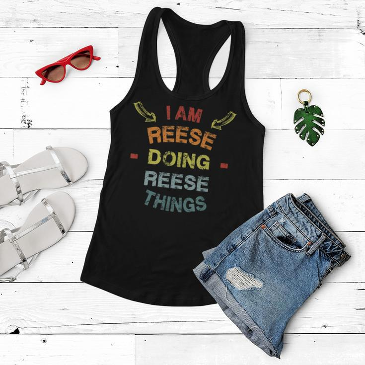Im Reese Doing Reese Things Cool Funny Christmas Gift Women Flowy Tank