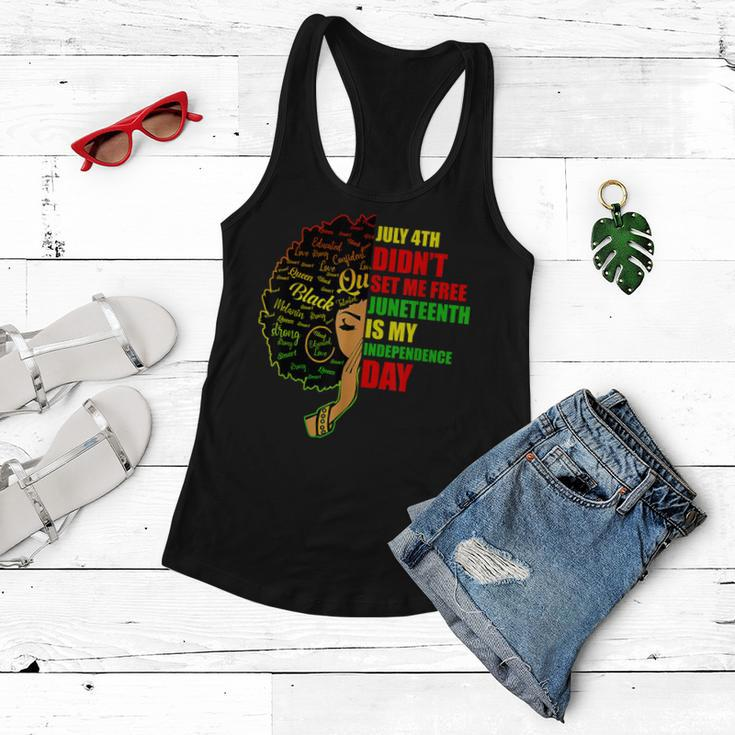 Junenth Is My Independence Day Queen Women Black History Women Flowy Tank