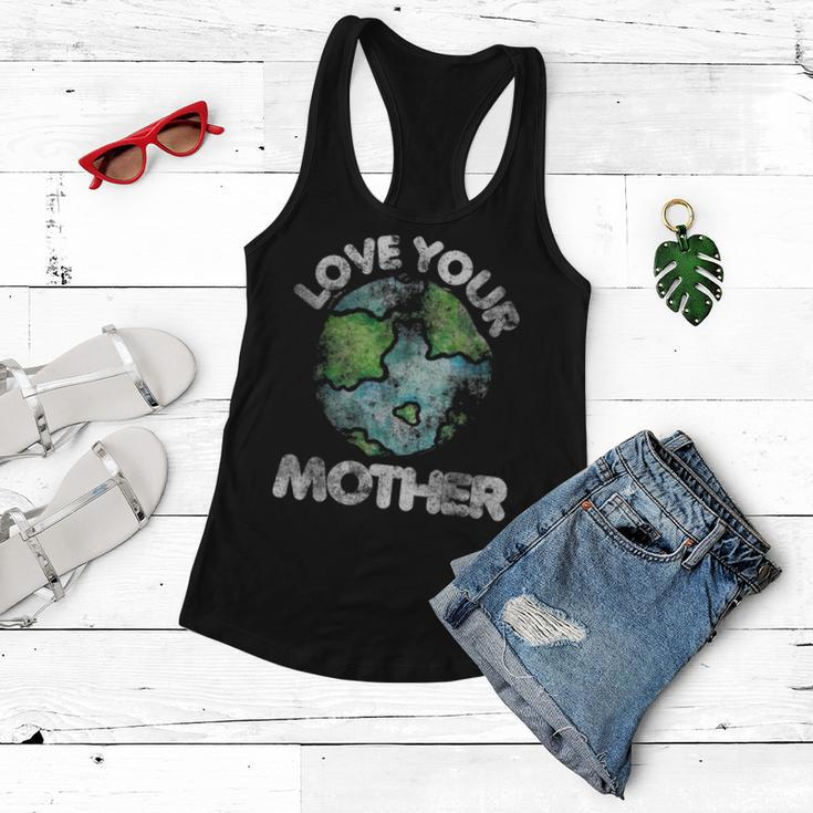 Love Your Mother Vintage Earth Day Women Flowy Tank