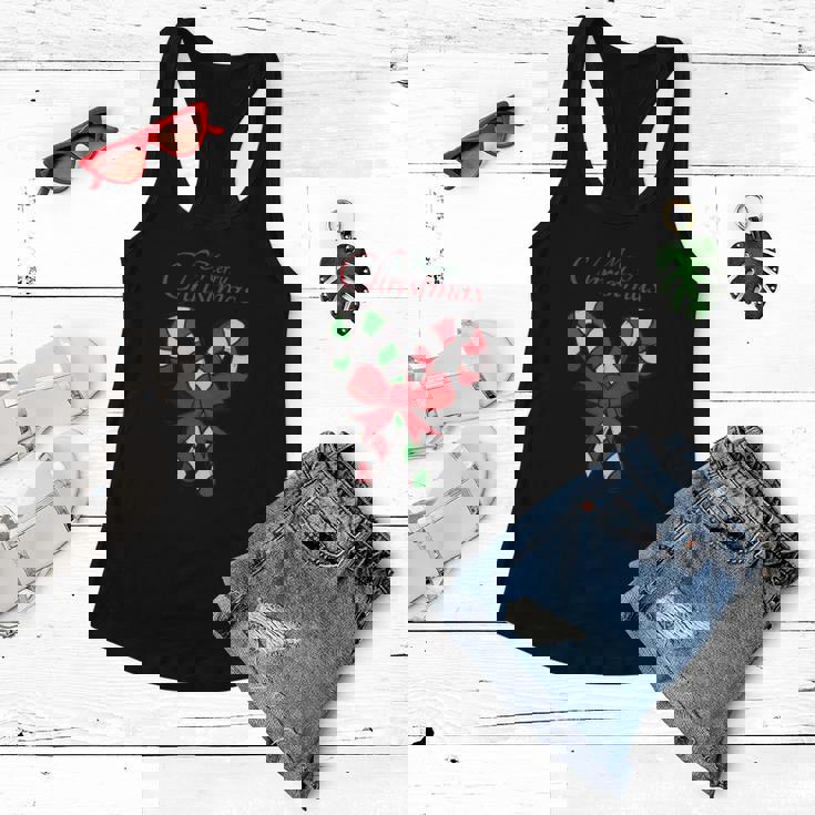 Merry Christmas Candy Canes Shirt Women Flowy Tank Merry Christmas Candy Canes Shirt Women Flowy Tank