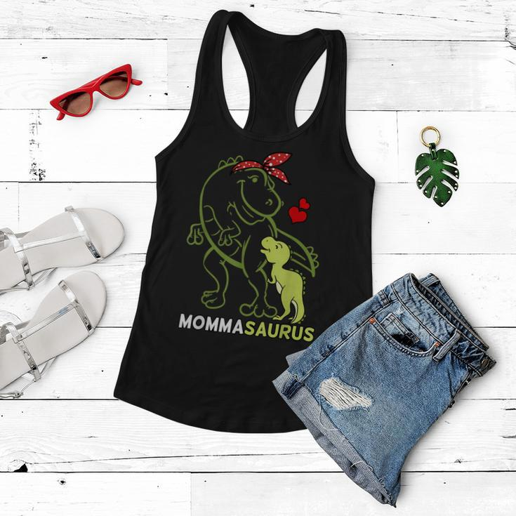 Mommasaurus Momma Dinosaur Baby Mommy Mothers Day Women Flowy Tank