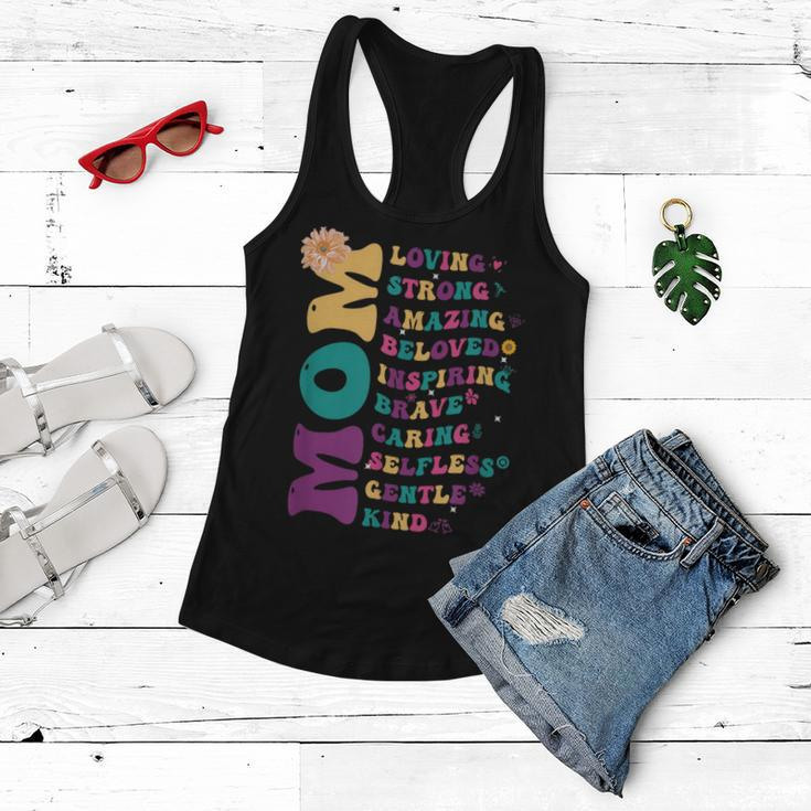 Mothers Day Mom Loving Strong Amazing Best Mom Ever Mommy Women Flowy Tank