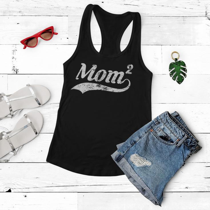 Mothers Day Mom Of 2 Mother Of Two Kids Mama Mom2 Gift For Womens Women Flowy Tank