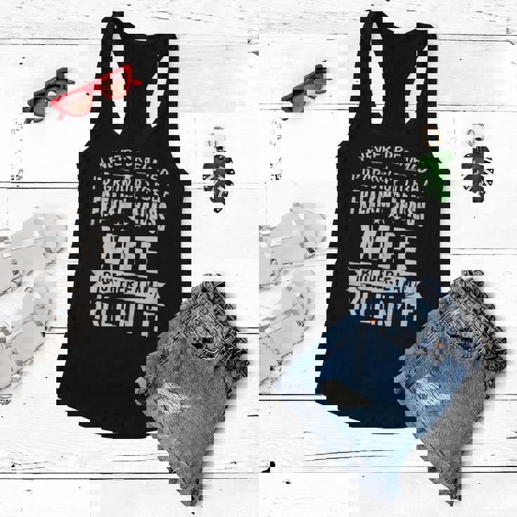 Mothers Day Shirt Im Freakin Badass Wife Funny Gift Women Flowy Tank