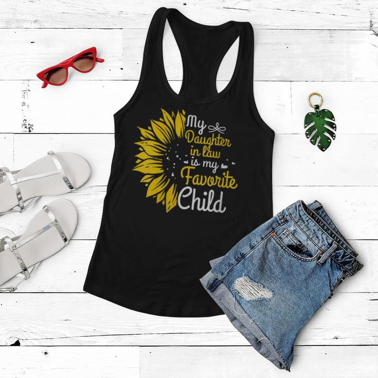My Daughter In Law Is My Favorite Child Funny Family Humor Gift For Womens Women Flowy Tank