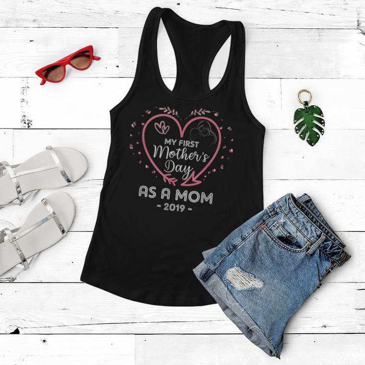 My First Mothers Day As A Mom Gift For New Moms Women Flowy Tank