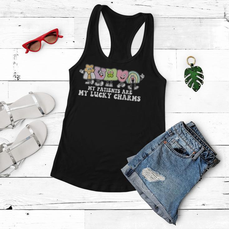 My Patients Are My Lucky Charms St Patricks Day Nurse Squad V2 Women Flowy Tank