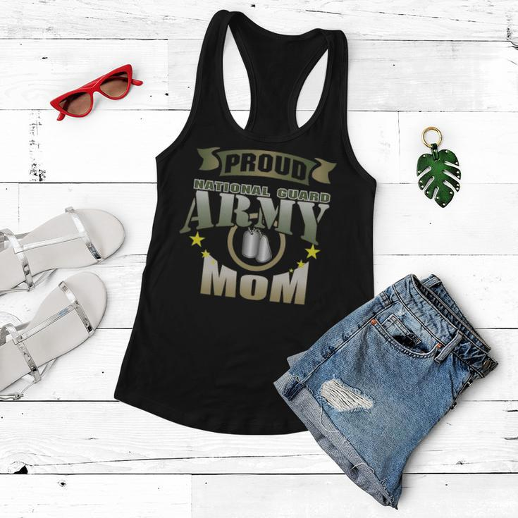 National Guard Mom Proud Army National Guard Mom Gift Women Flowy Tank