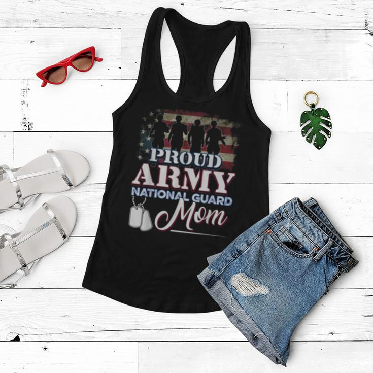 Proud Army National Guard Mom Veteran Women Flowy Tank