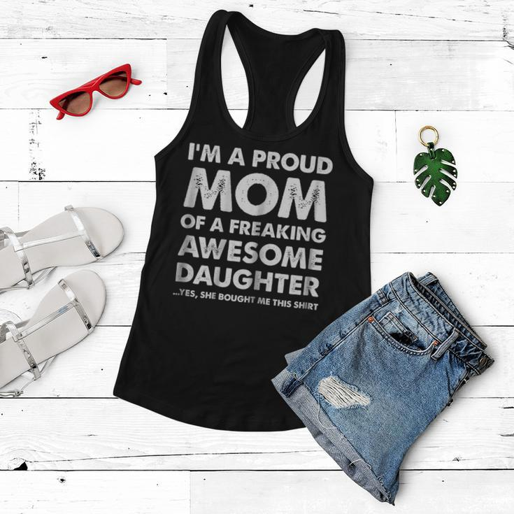 Proud Mom Shirt - Mothers Day Gift From A Daughter To Mom Women Flowy Tank