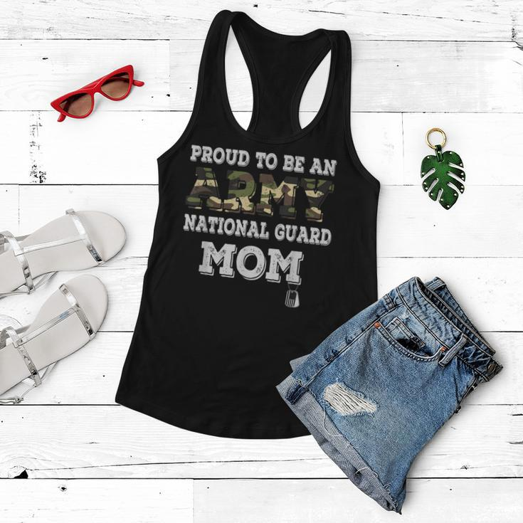 Proud To Be An Army National Guard Mom Veteran Mothers Day Women Flowy Tank