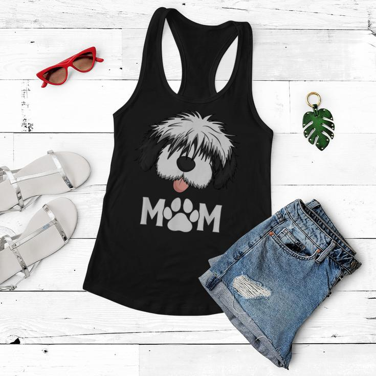 Sheepadoodle Mom Dog Mother Gift Idea For Mothers Day Women Flowy Tank