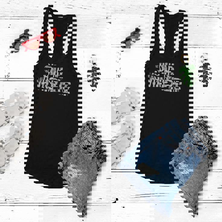 Spine Whisperer Gift For Chiropractor Students Chiropractic V3 Women Flowy Tank