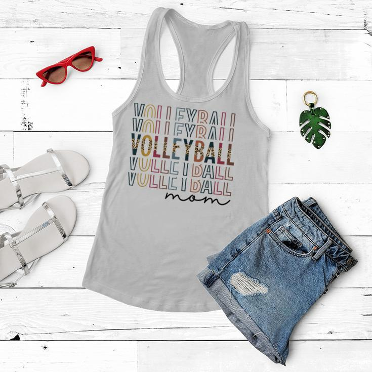 Leopard Volleyball Mom Volleyball Lover Volleyball Game Day Women Flowy Tank