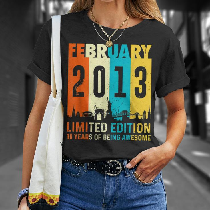 10 Limitierte Auflage Hergestellt Im Februar 2013 10 T-Shirt Geschenke für Sie