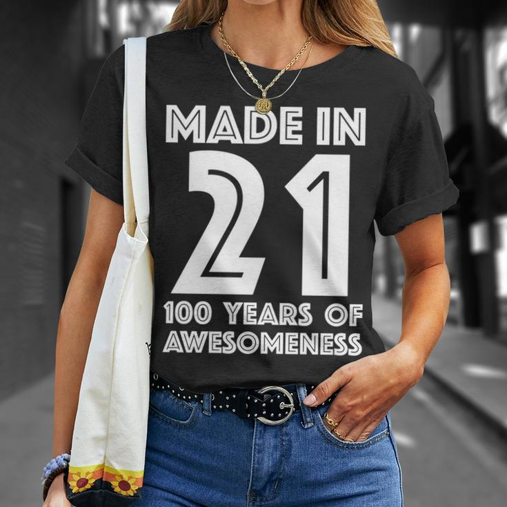 100. Geburtstag T-Shirt: Geschenk für 100-jährige Frauen und Omas Geschenke für Sie