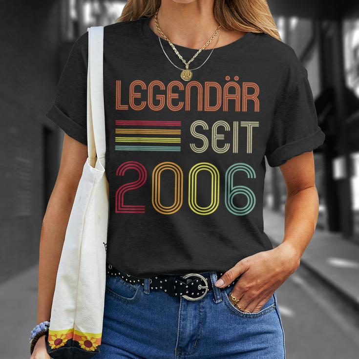 16 Geburtstag Legendär Seit 2006 Geschenk T-Shirt Geschenke für Sie