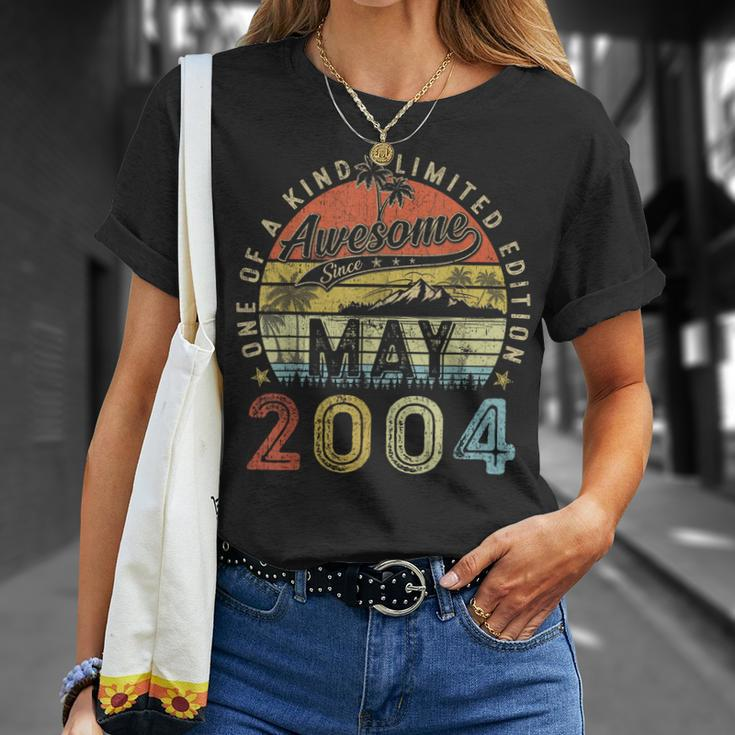 19 Year Old Awesome Since May 2004 19Th Birthday Unisex T-Shirt Gifts for Her