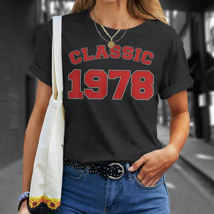 1978 Klassisches 42 Jahre Alt Geburtstag T-Shirt für Männer & Frauen Geschenke für Sie