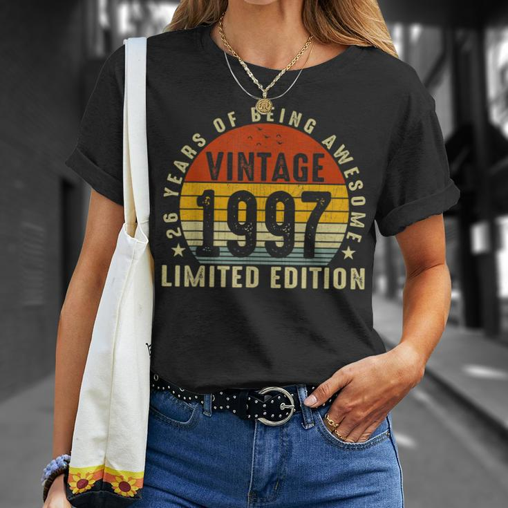 1997 Limitierte Auflage T-Shirt zum 26. Geburtstag, 26 Jahre Pure Awesomeness Geschenke für Sie