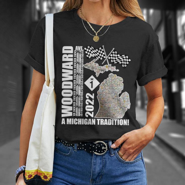 2022 Woodward Cruise A Michigan Tradition Unisex T-Shirt Gifts for Her