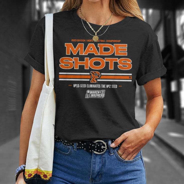 2023 Division Men’S Basketball Champions Made Shoes Seed Eliminates The N2 Seed March Madness Unisex T-Shirt Gifts for Her