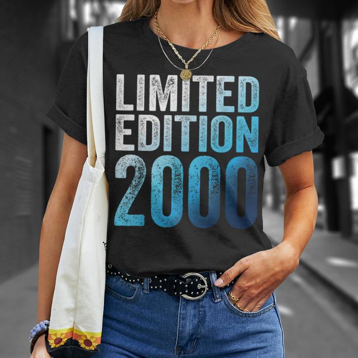 22 Geburtstag Mann 22 Jahre Geschenk Limited Edition 2000 T-Shirt Geschenke für Sie