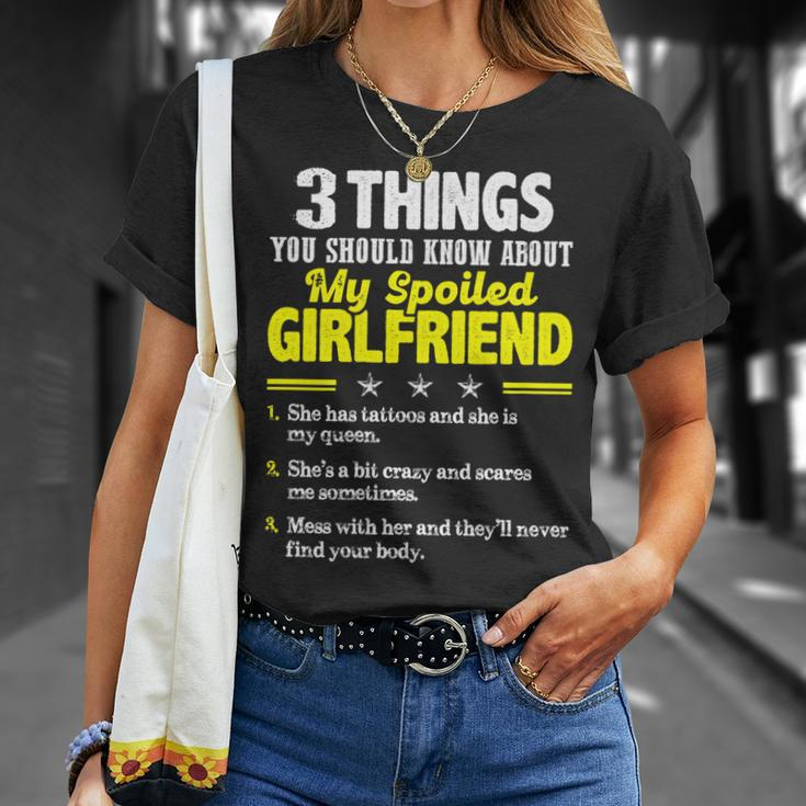 3 Things You Should Know About My Spoiled Girlfriend T-Shirt Gifts for Her