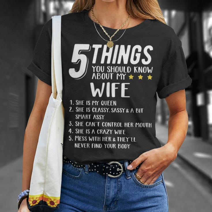 5 Things You Should Know About My Wife V2 T-Shirt Gifts for Her