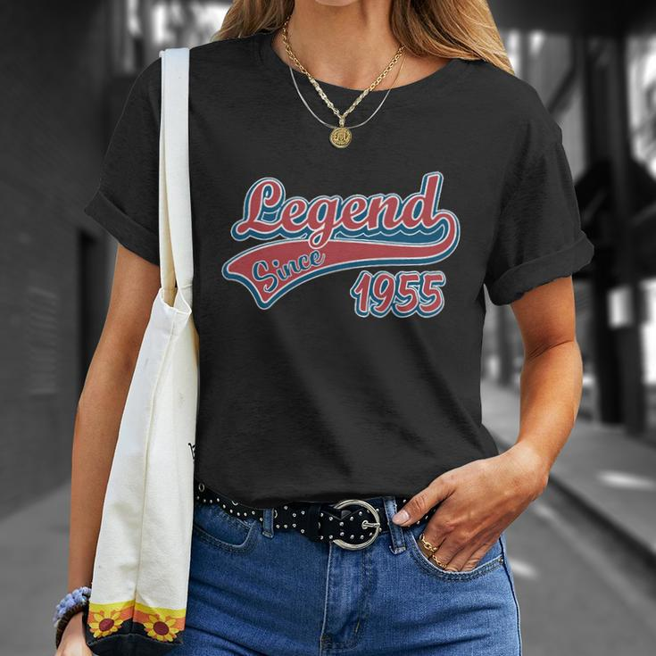 65Th Birthday Tshirt 1955 Legend Since Mens Funny 65 Year Old Unisex T-Shirt Gifts for Her