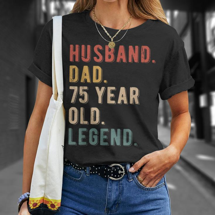 Mens 75Th Birthday Decoration Husband Vintage Dad 1948 T-Shirt Gifts for Her