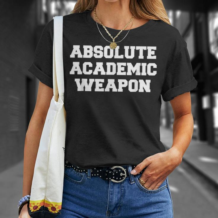 Absolute Academic Weapon Academic T-shirt Gifts for Her