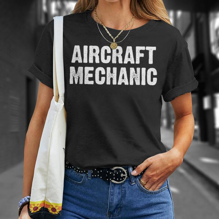Aircraft Mechanic Tools Funny Unisex T-Shirt Gifts for Her