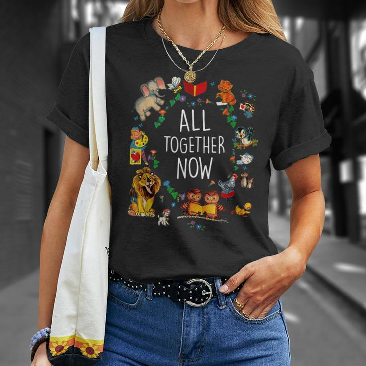 All Together Now Summer Reading Program 2023 Animal Unisex T-Shirt Gifts for Her