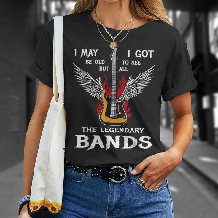 Alt aber mit legendären Bands T-Shirt, Cool für Musikfans Geschenke für Sie