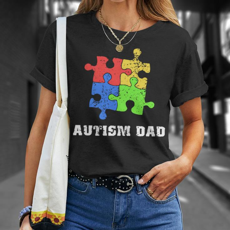Autism DadEducate Love Support Gift Unisex T-Shirt Gifts for Her